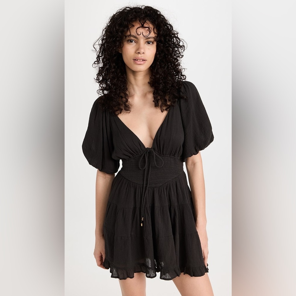 Free People Black Mini Dress